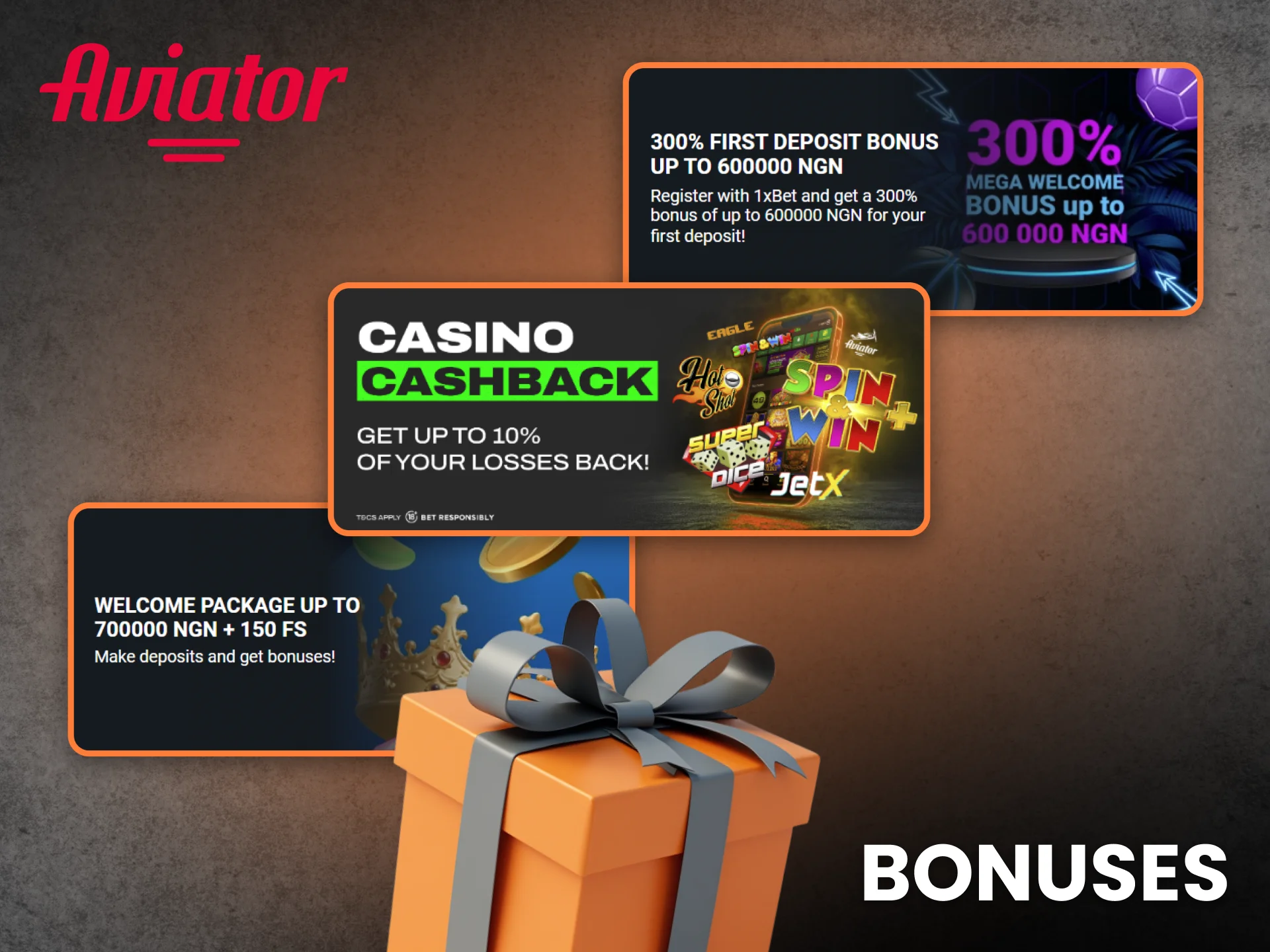 Bonuses at Aviator Bet in Nigeria