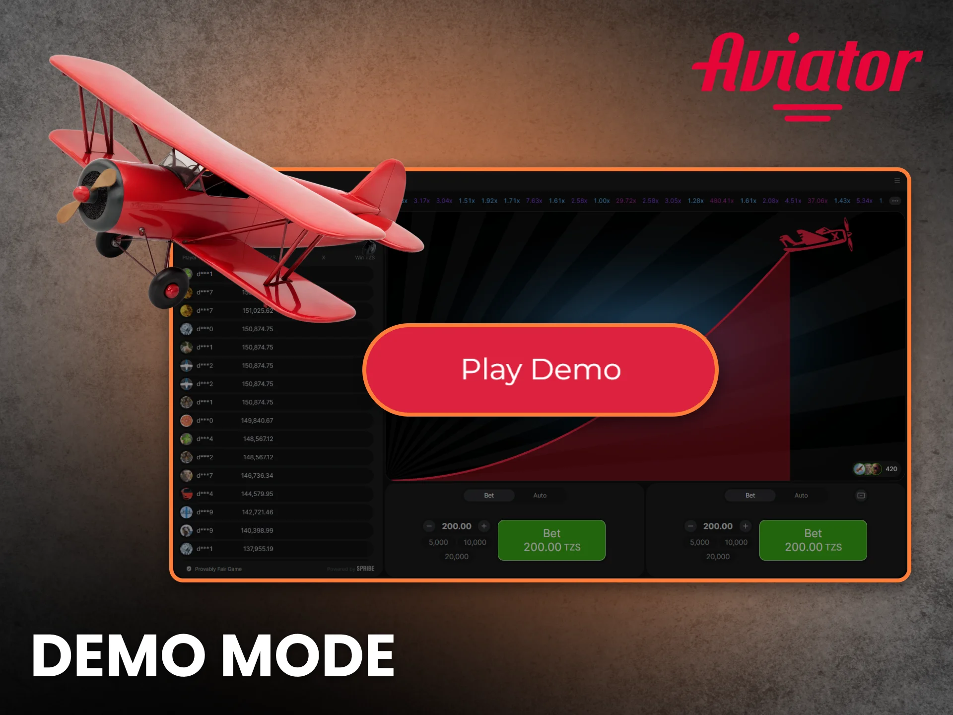 Demo Mode Aviator Bet in Tanzania