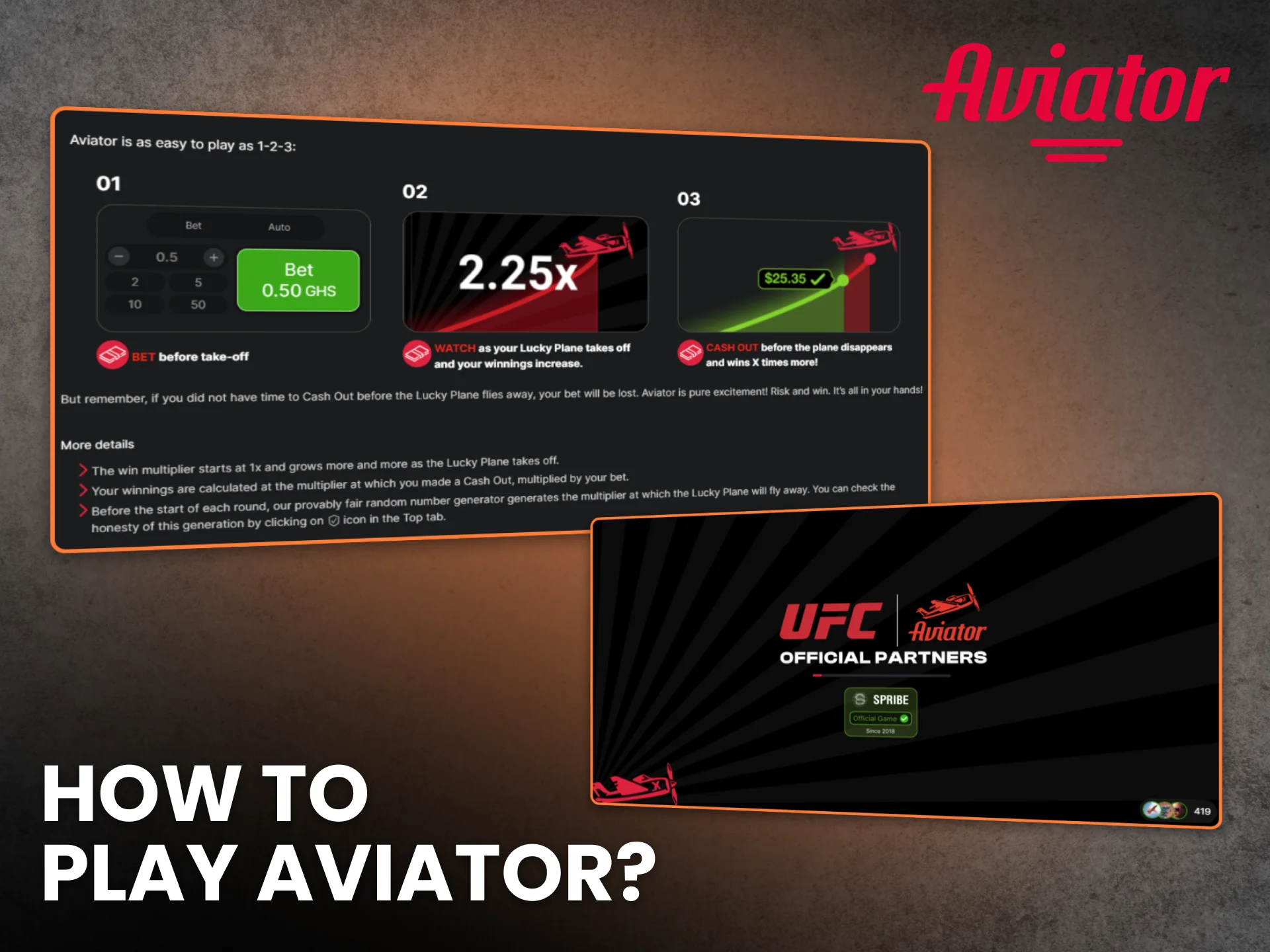 How to play Aviator in Ghana