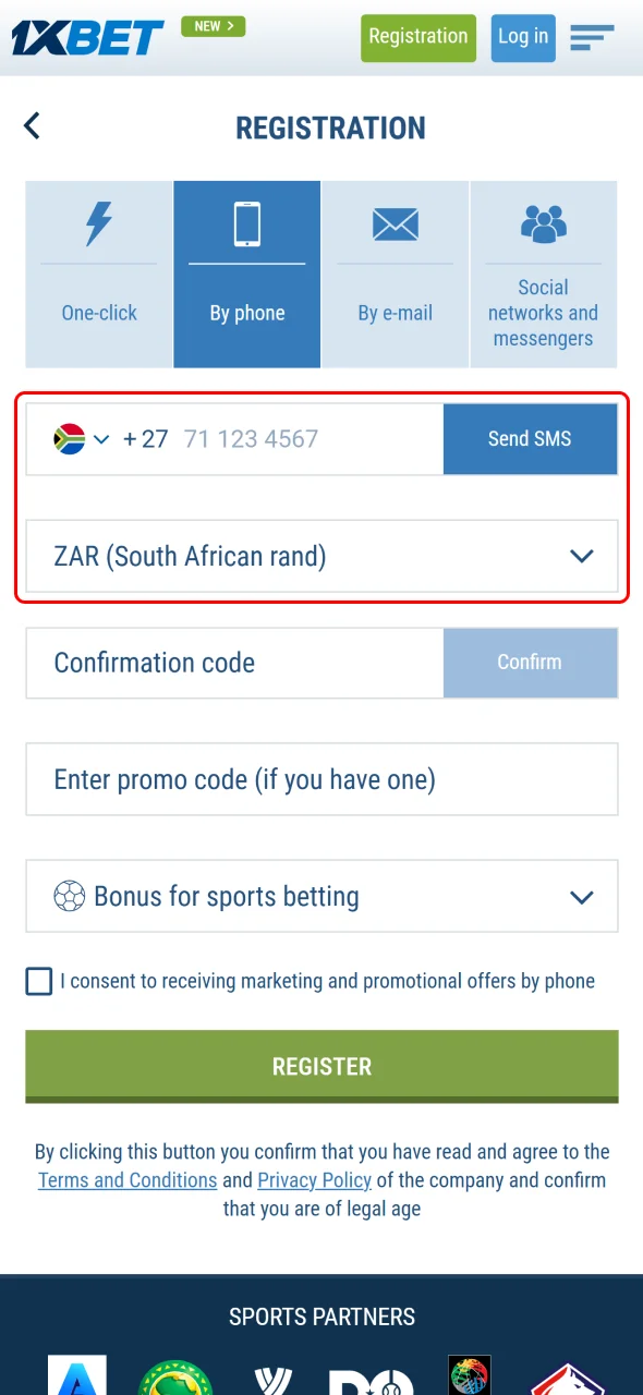 Aviator Registration / Login Process in South Africa step 3