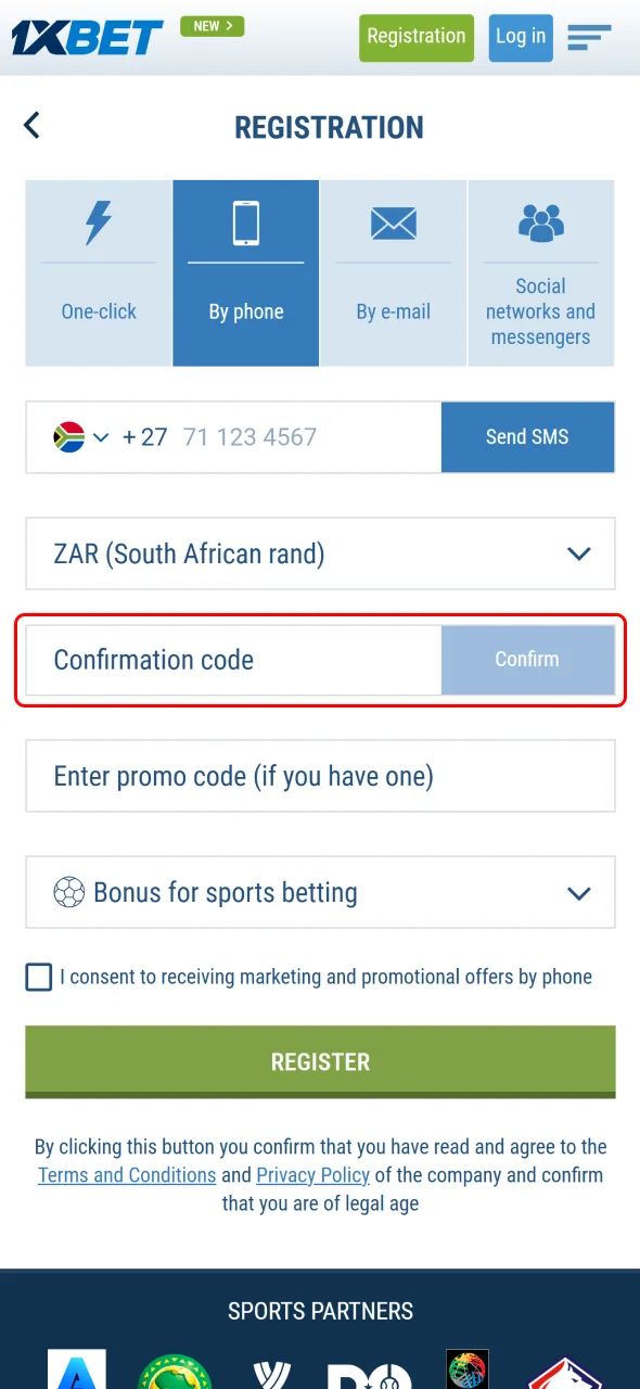 Aviator Registration / Login Process in South Africa step 4