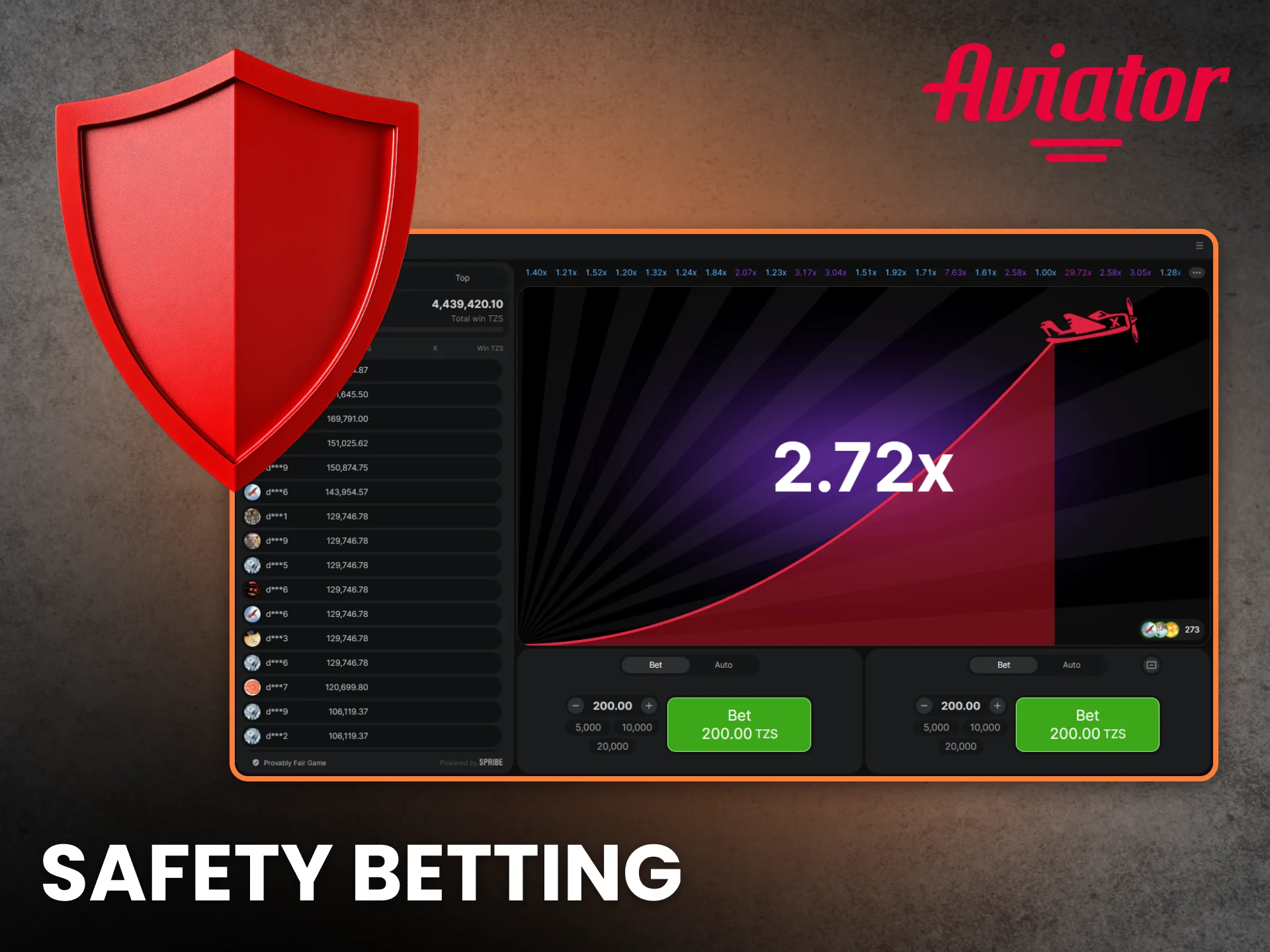Safety Betting in Aviator Game Tanzania