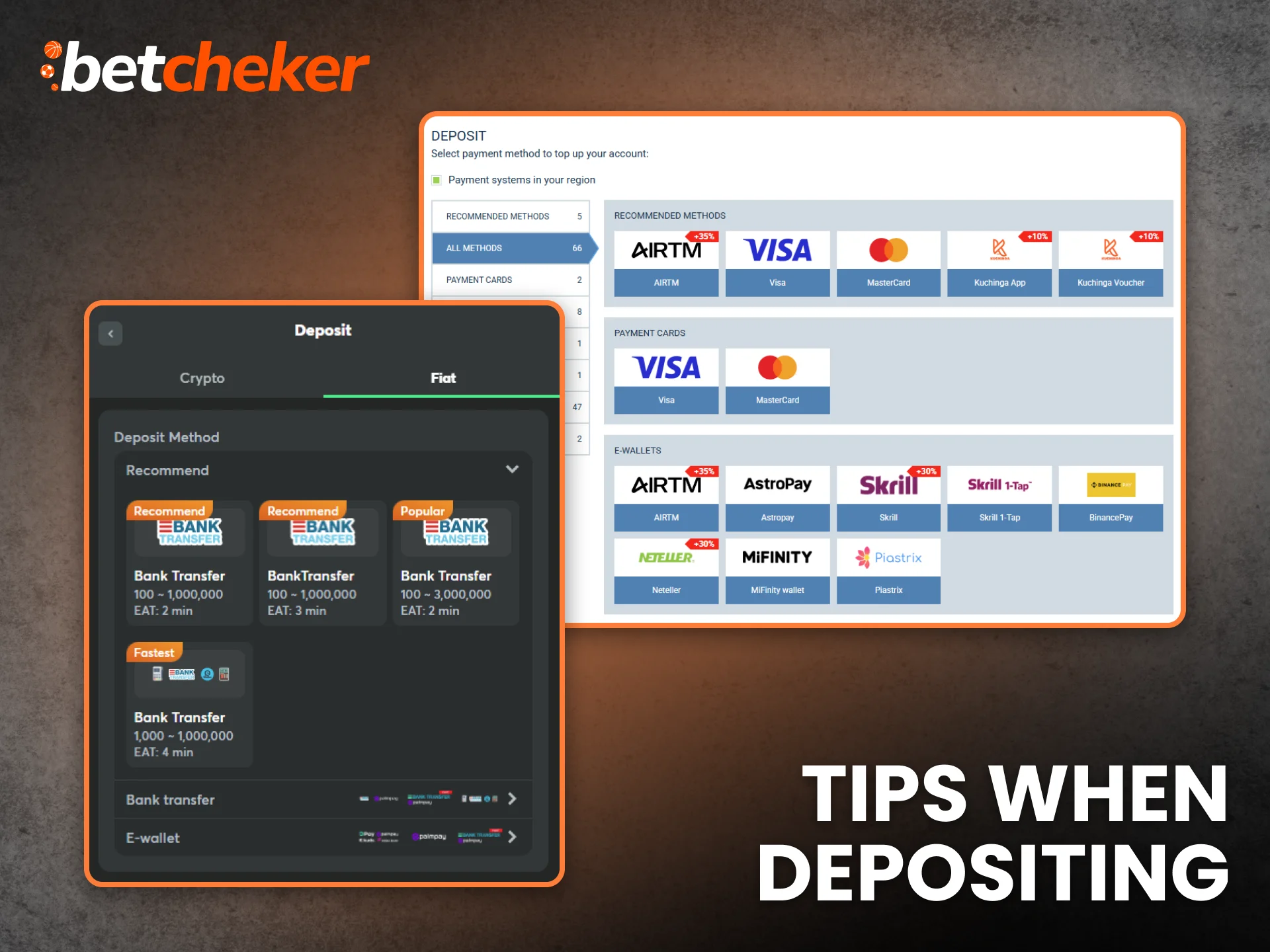 Quick Tips When Depositing