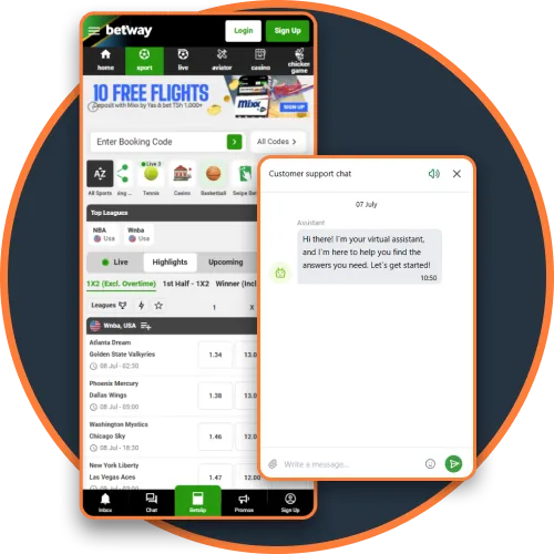 Test the Mobile Experience and Customer Support Basketball Tanzania