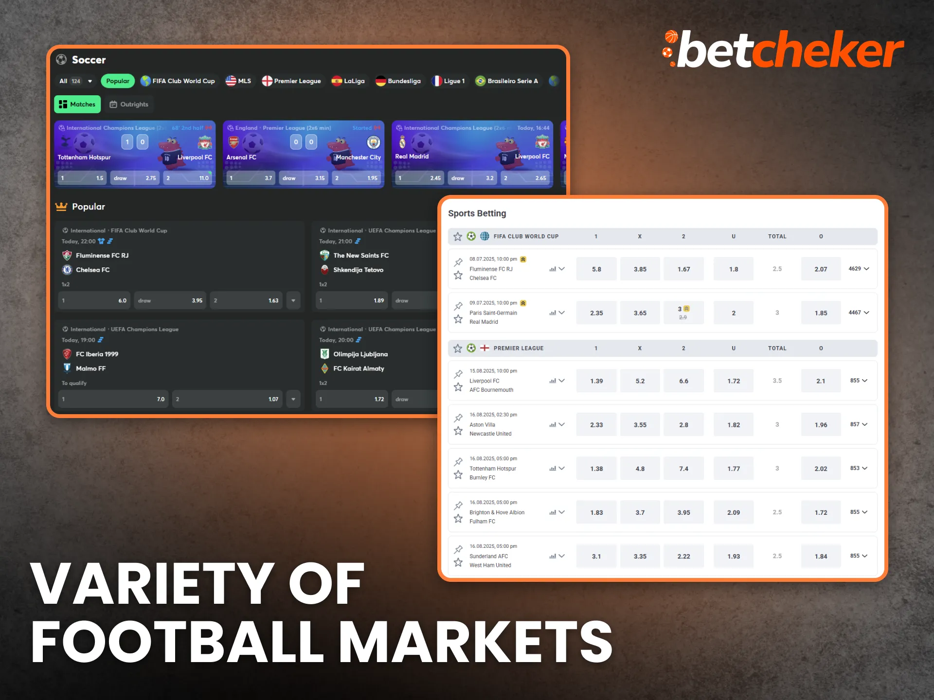 Variety of Football Ghana Markets