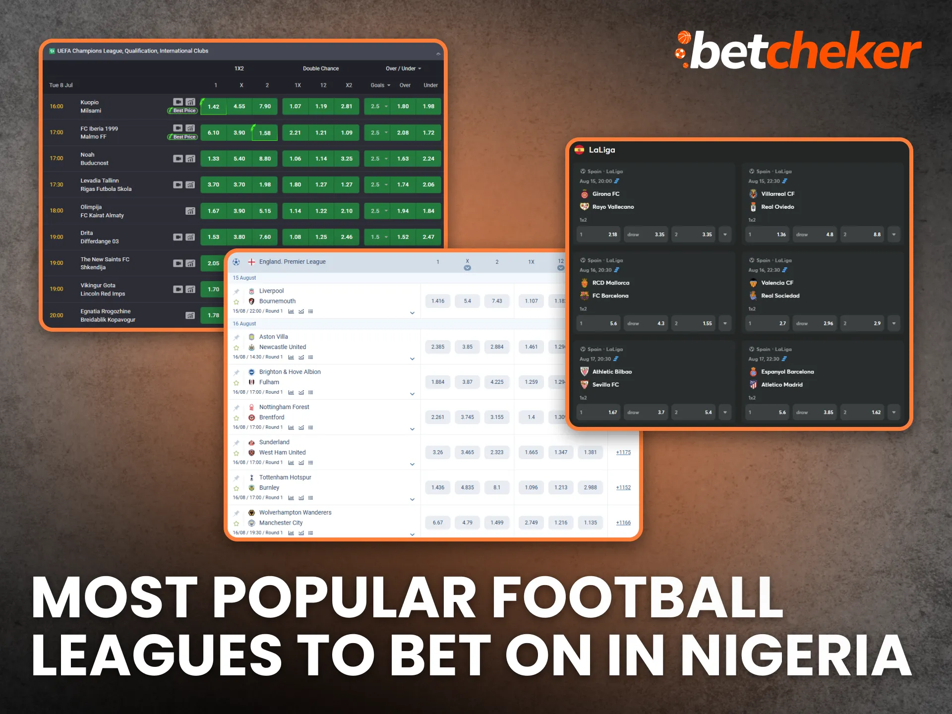 Most Popular Football Leagues to Bet on in Nigeria