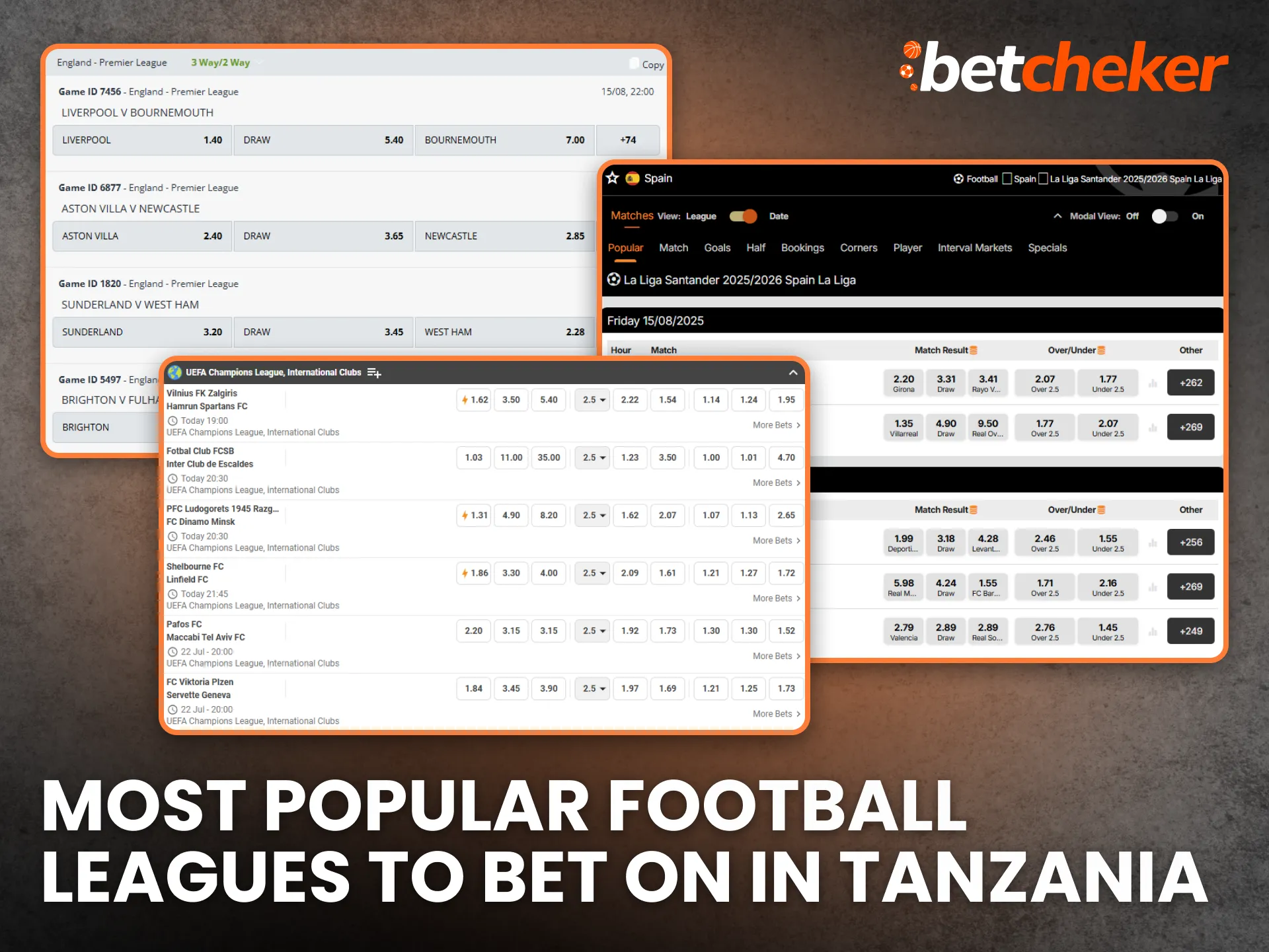 Most Popular Football Leagues to Bet on in Tanzania