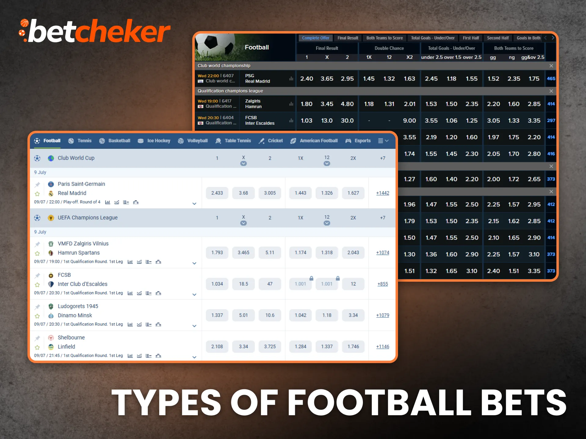 Types of Football Bets Kenya