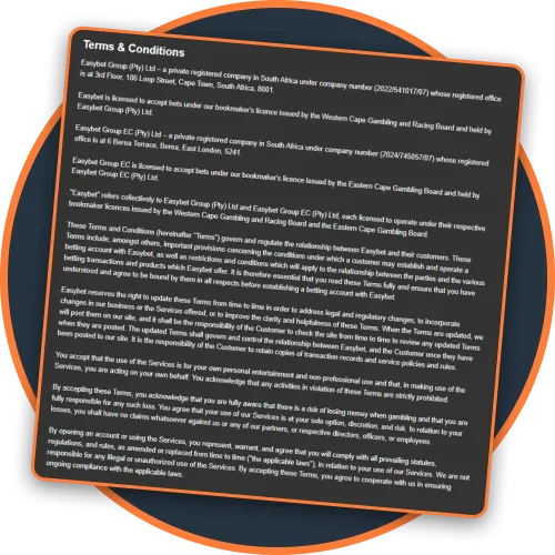 Understand the Terms and Conditions Horse Racing South Africa