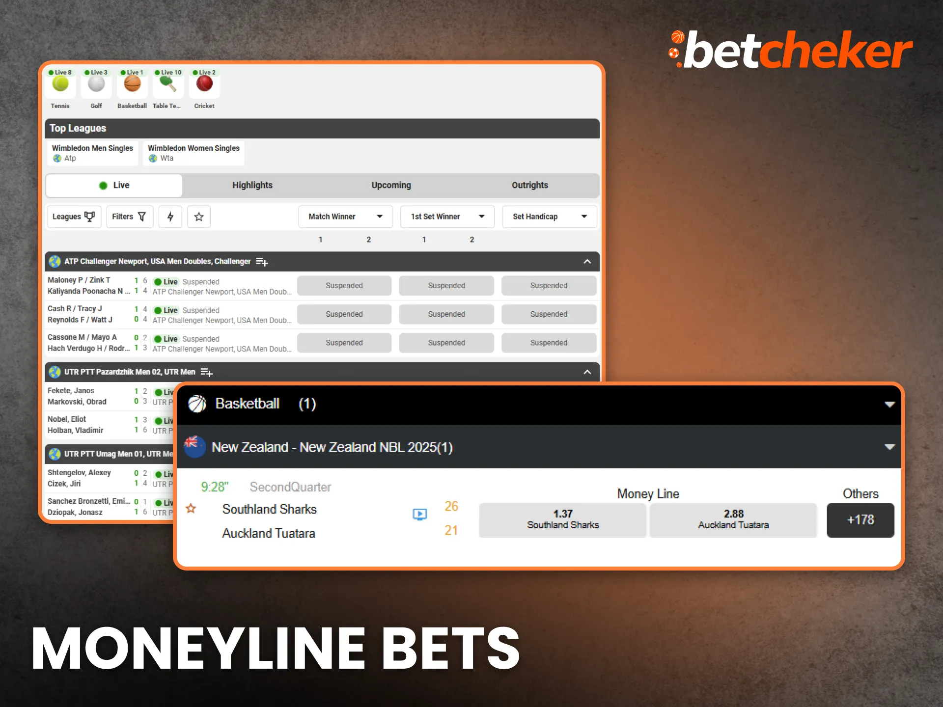 Moneyline Bets Live Betting In Tanzania