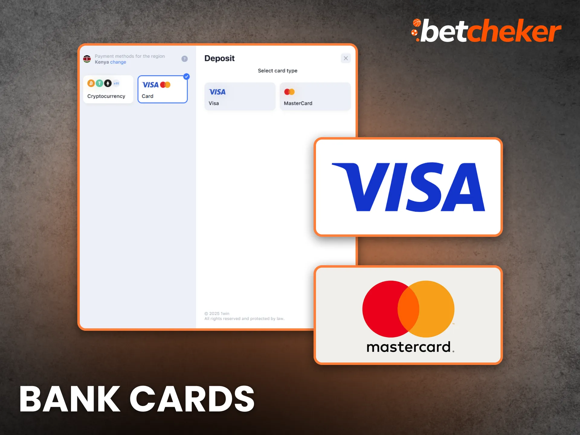 Bank Cards (Visa & Mastercard) Kenya