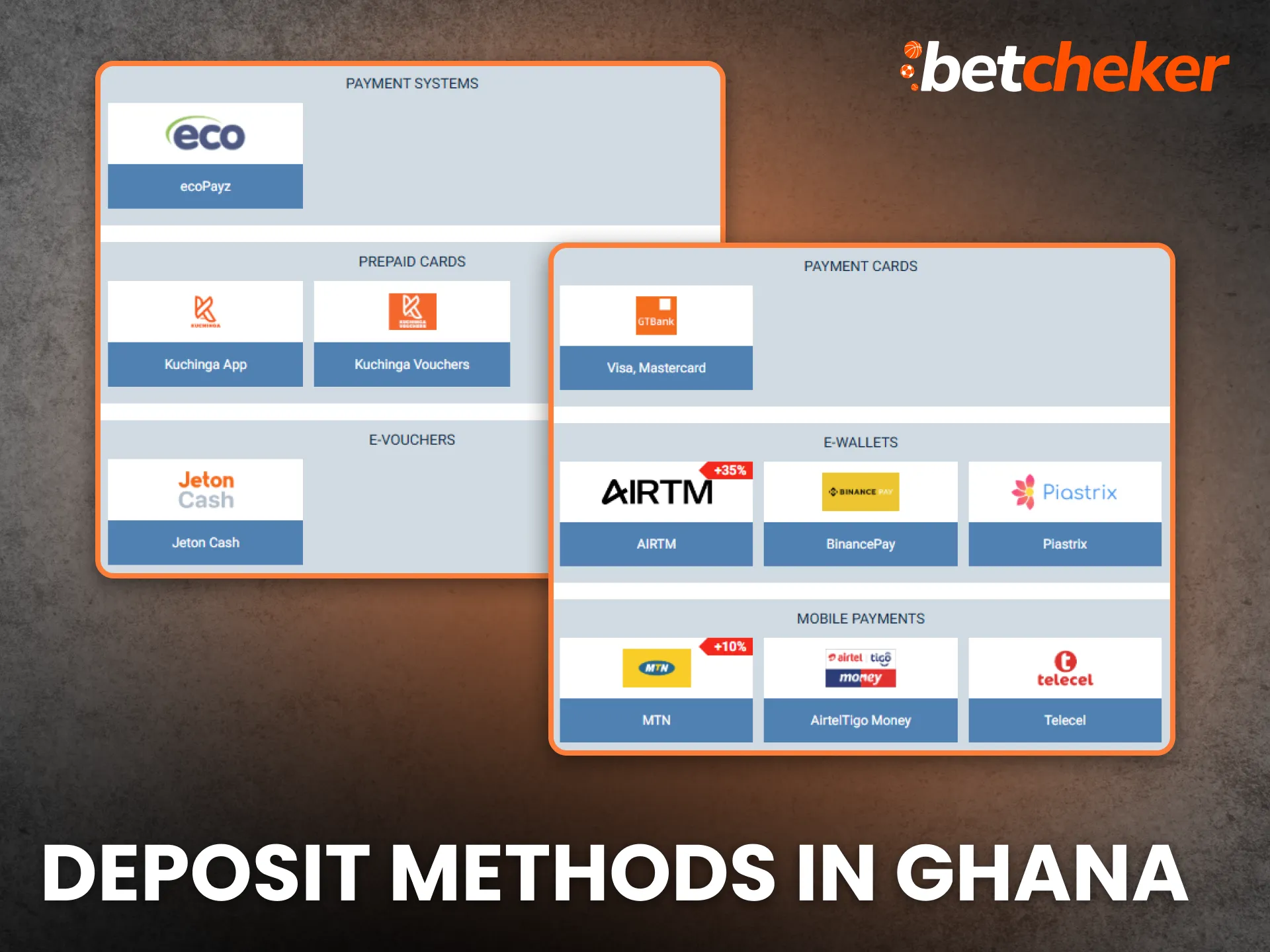 Deposit Methods Accepted by Betting Sites in Ghana