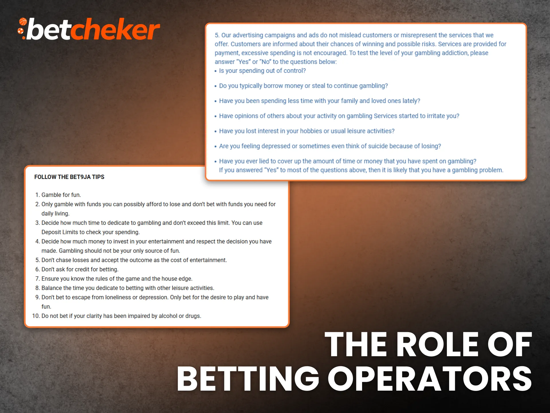 The Role of Betting Operators Nigeria