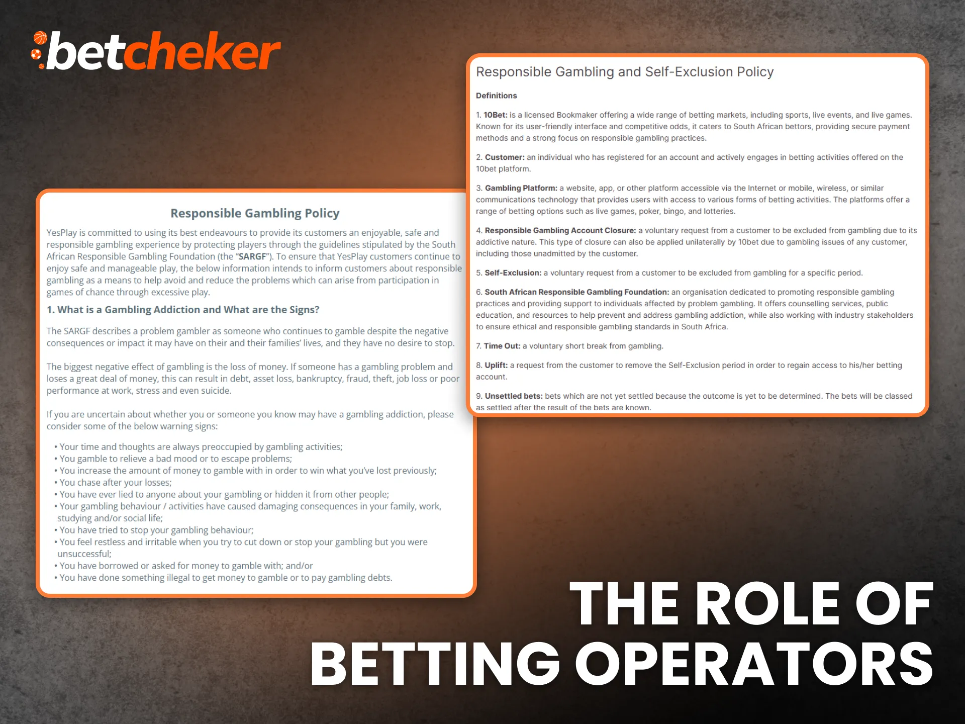 The Role of Betting Operators South Africa