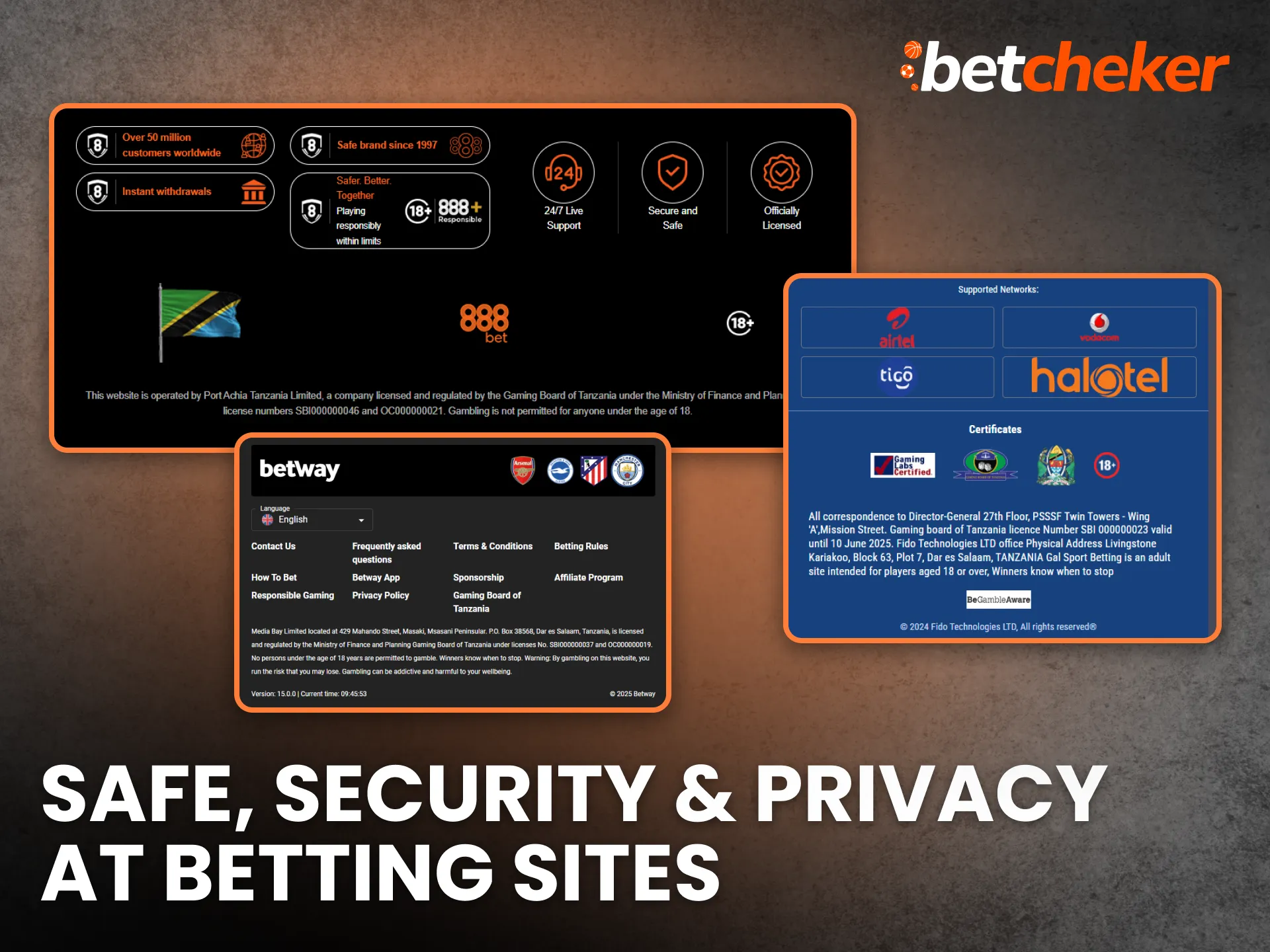 Safe, Security & Privacy at Betting Sites Tanzania