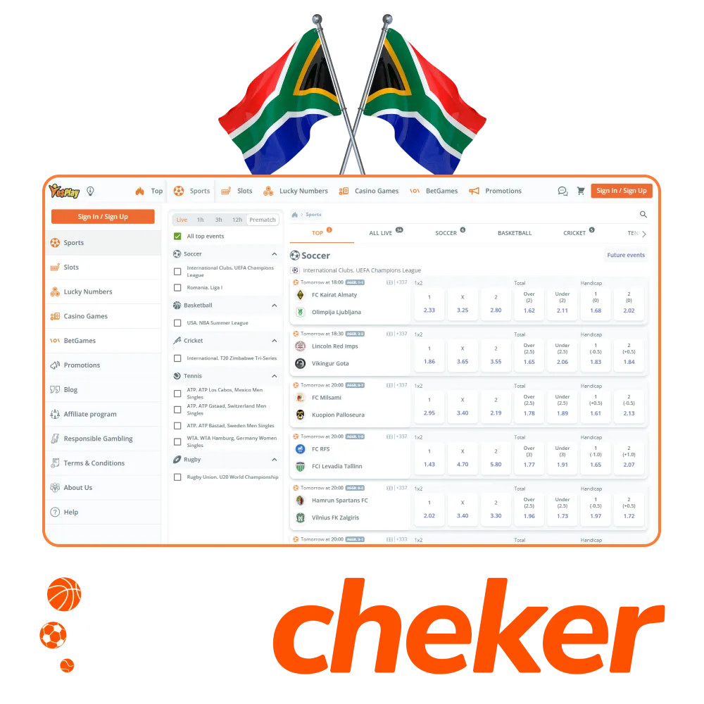 New South Africa Betting Sites