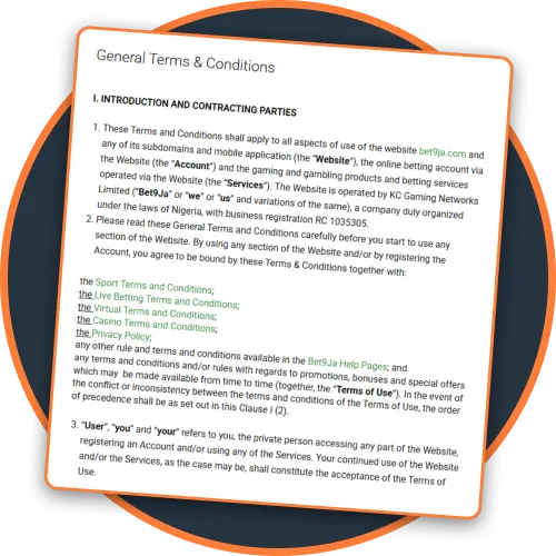 Review the Terms and Conditions Before Playing Reviews in Nigeria