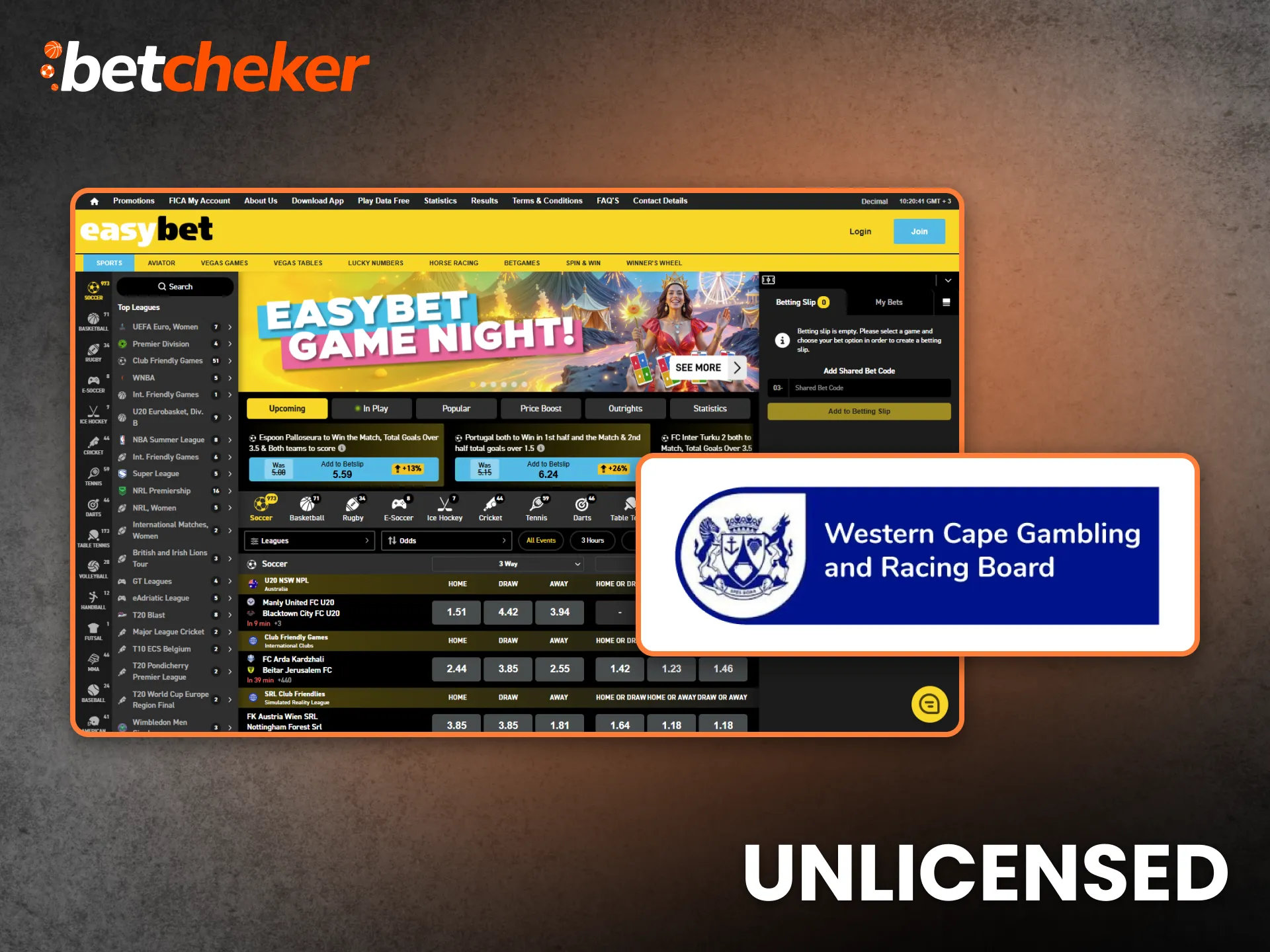 Unlicensed Reviews in South Africa