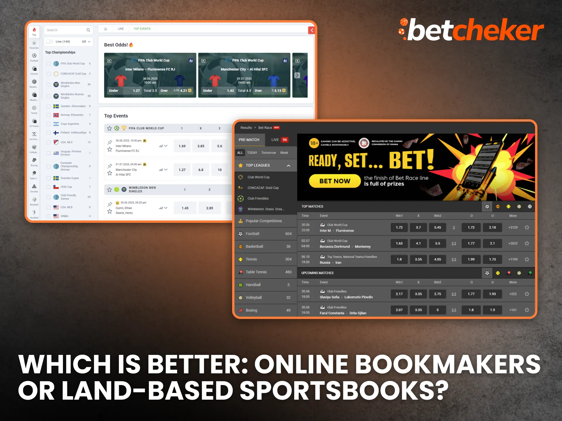 Which Is Better: Online Bookmakers or Land-Based Sportsbooks Ghana