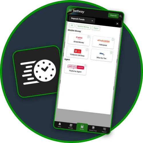 Quick deposits and withdrawals Betway Tanzania