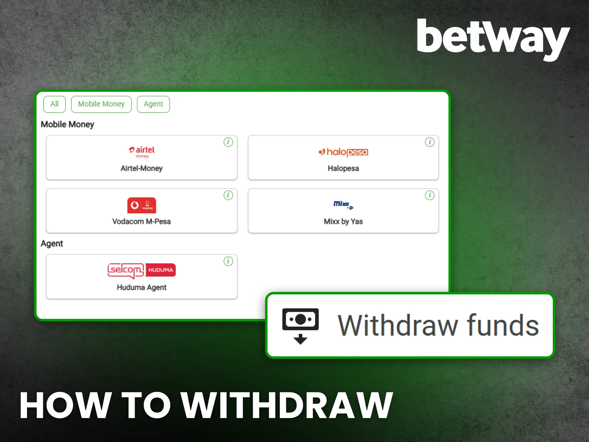 How to Withdraw from Betway Tanzania