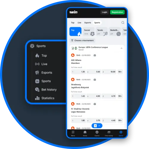 1Win adapts to local sports, from Ghanaian leagues to global events.