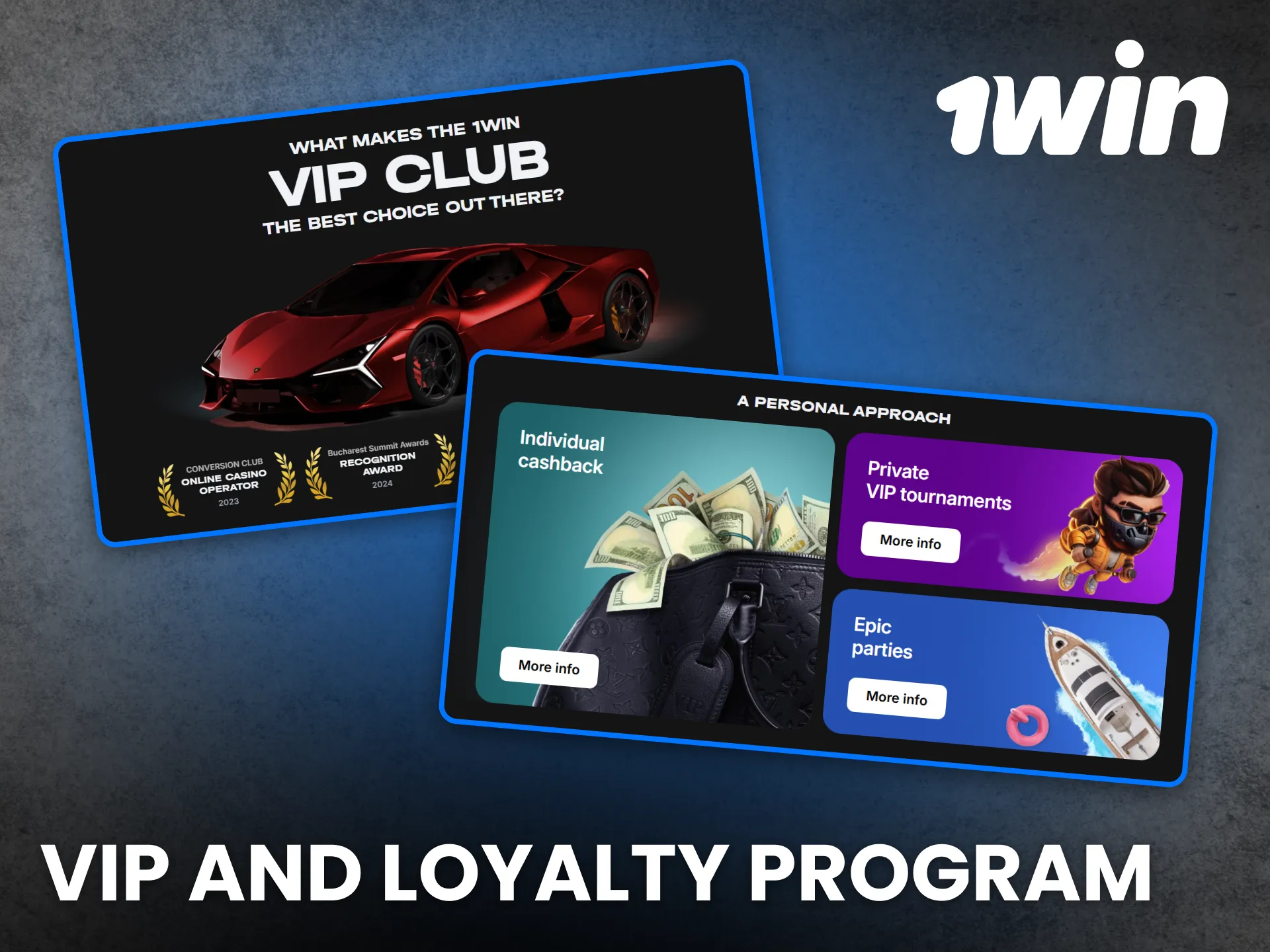 1Win rewards dedicated players through its exclusive VIP and loyalty programs.