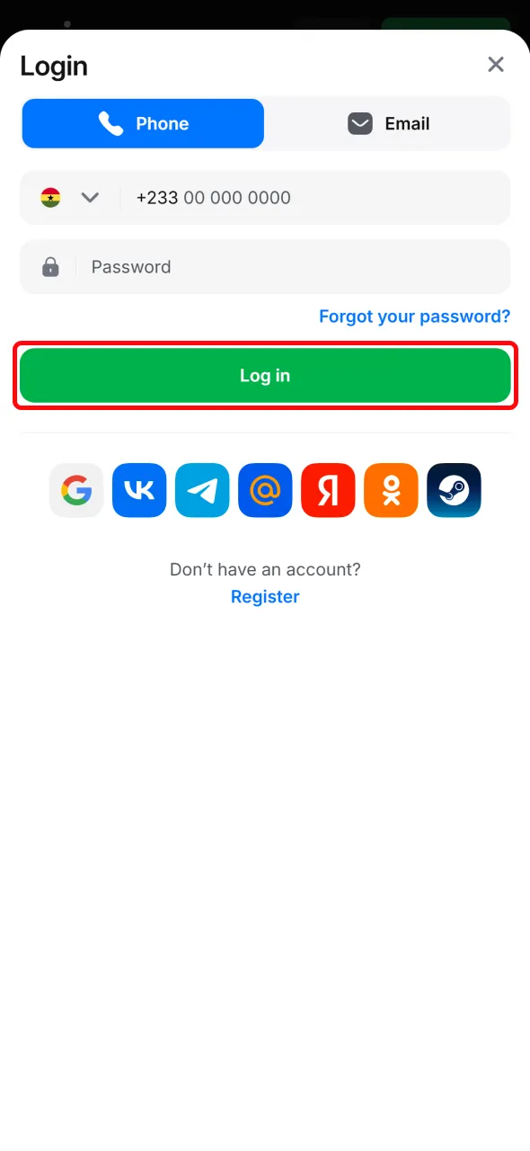 Finish the 1Win login process and start betting without delays.