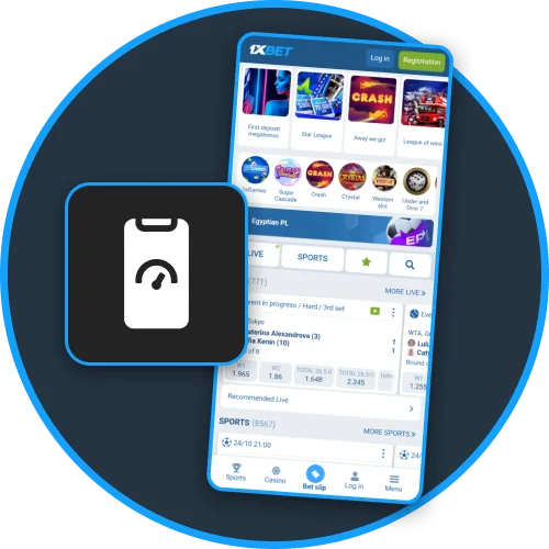 1xBet app ensures stable performance for nonstop betting sessions.