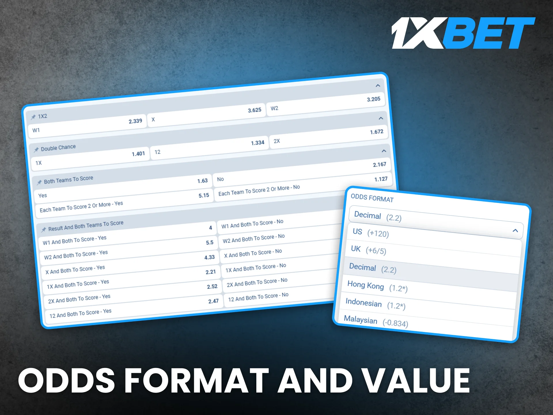 1xBet provides great odds and fair values for Ghanaian players.