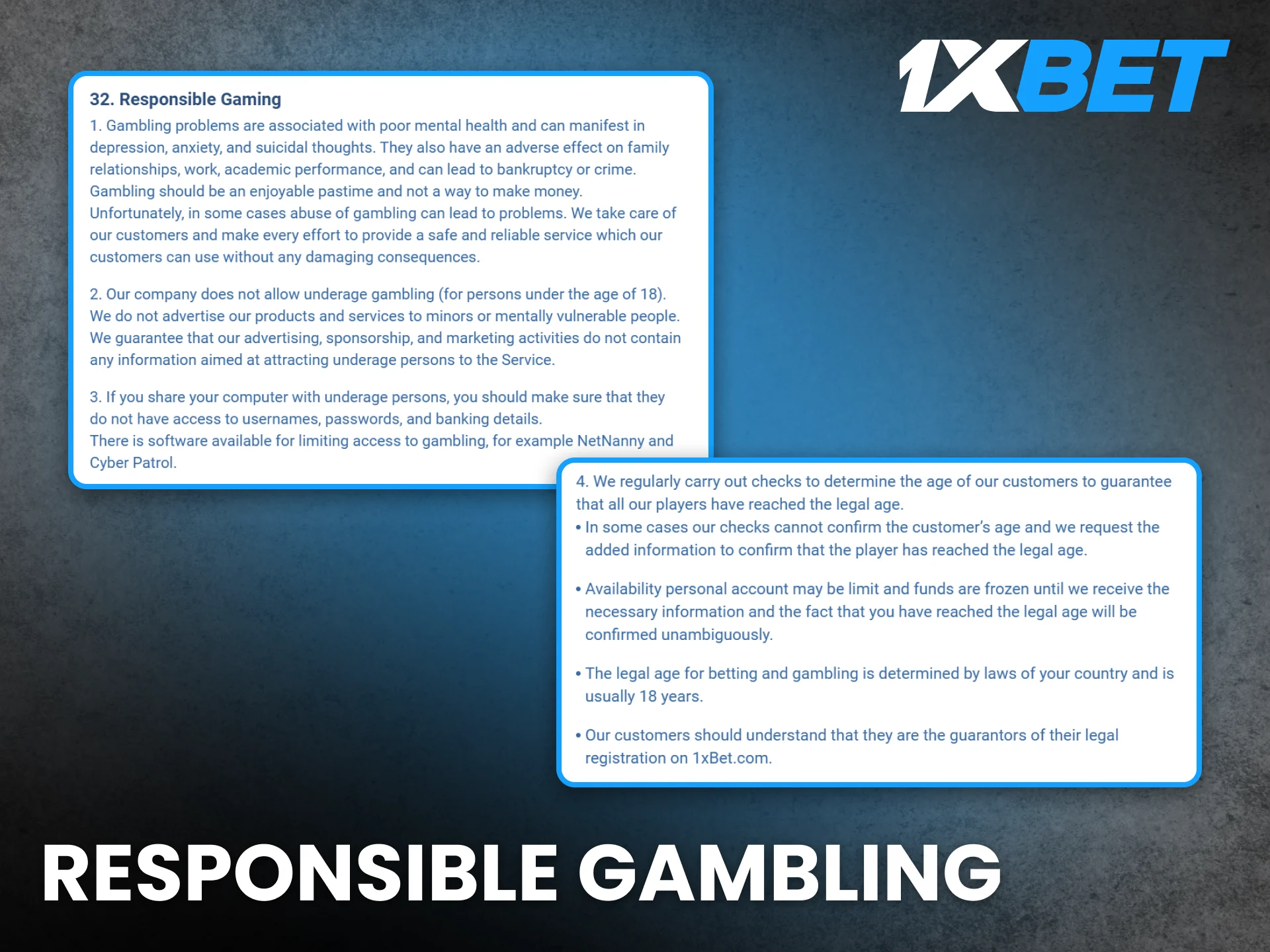 1xBet promotes responsible gambling and fairness for every Ghanaian user.