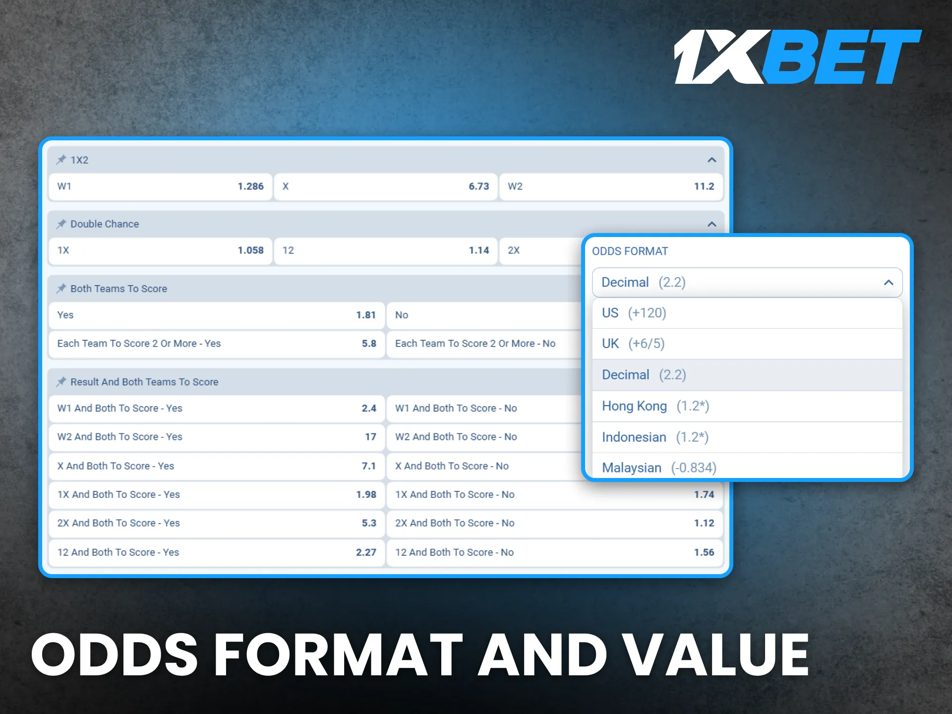 1xBet Kenya ensures fair odds and accurate value for every bet.