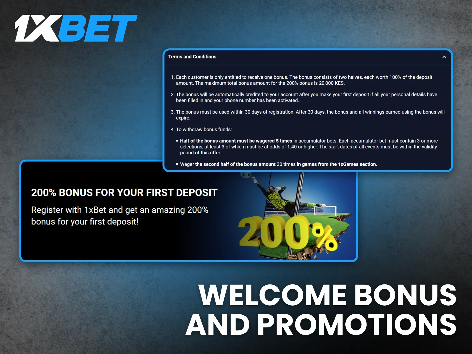 Enjoy generous 1xBet promotions designed to boost every player's experience.