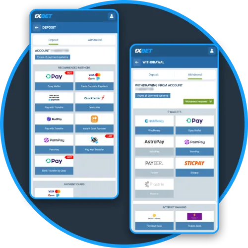 1xBet ensures secure transactions and safe account management for Nigerians.