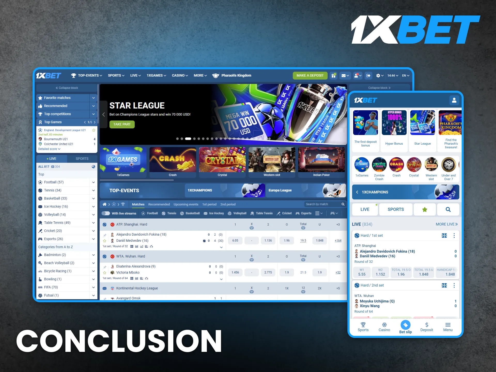 1xBet Nigeria delivers an all-in-one sports betting and gaming experience.
