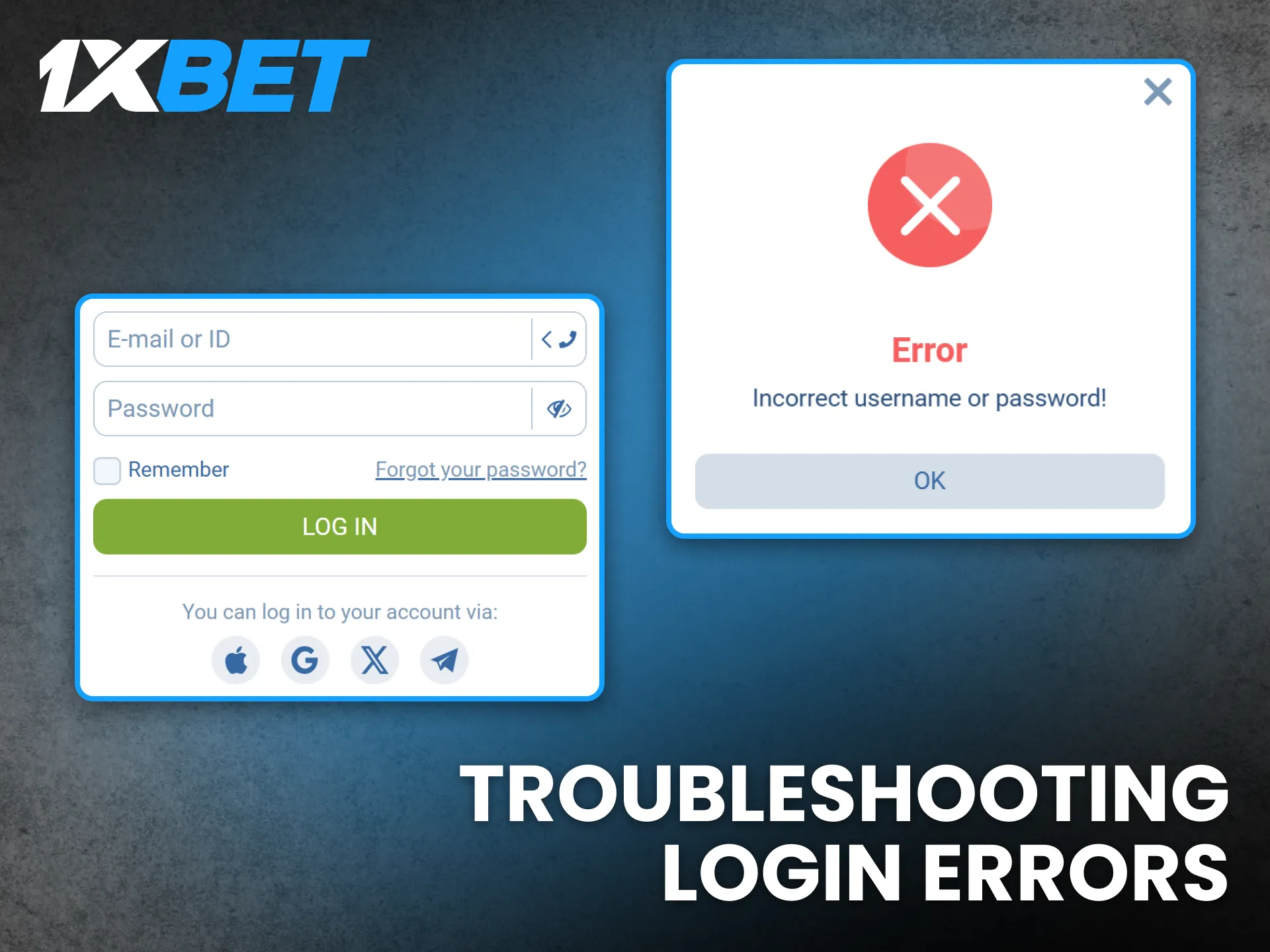 Fix login errors quickly with 1xBet Nigeria customer support assistance.