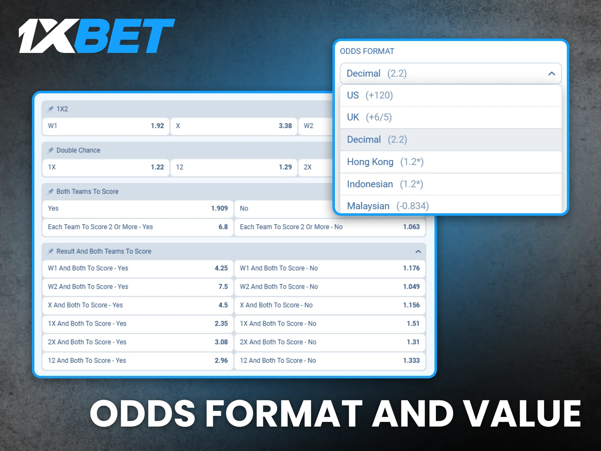 1xBet Nigeria offers high-value odds and competitive betting formats.