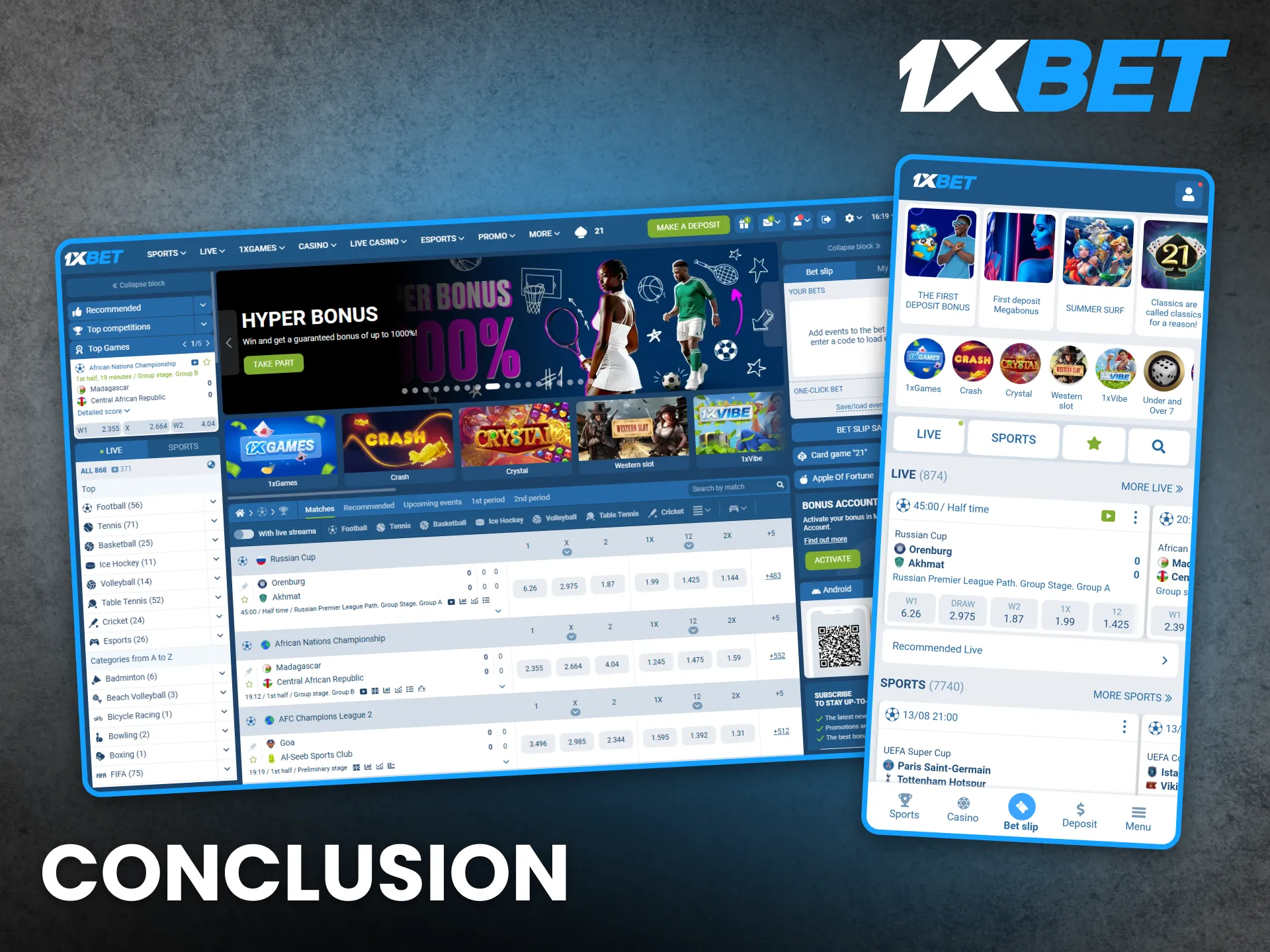 1xBet Tanzania provides a complete and trusted betting experience.