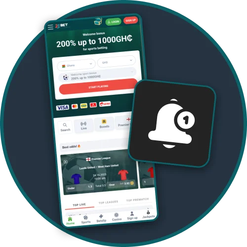 Receive betting alerts and event news directly from 22Bet in app.