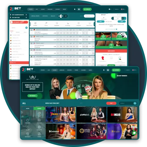 22Bet Nigeria features a clean interface and modern layout design.