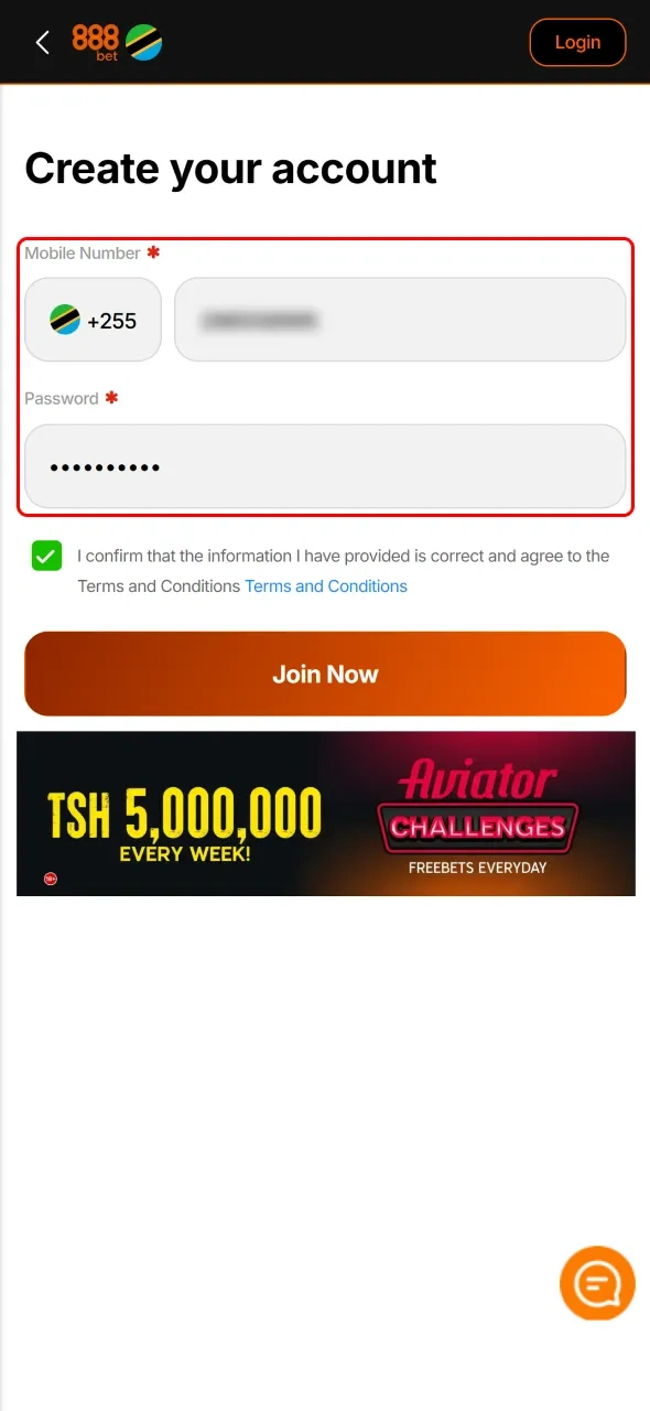 Review your details to ensure accuracy before finalizing registration on 888bet.