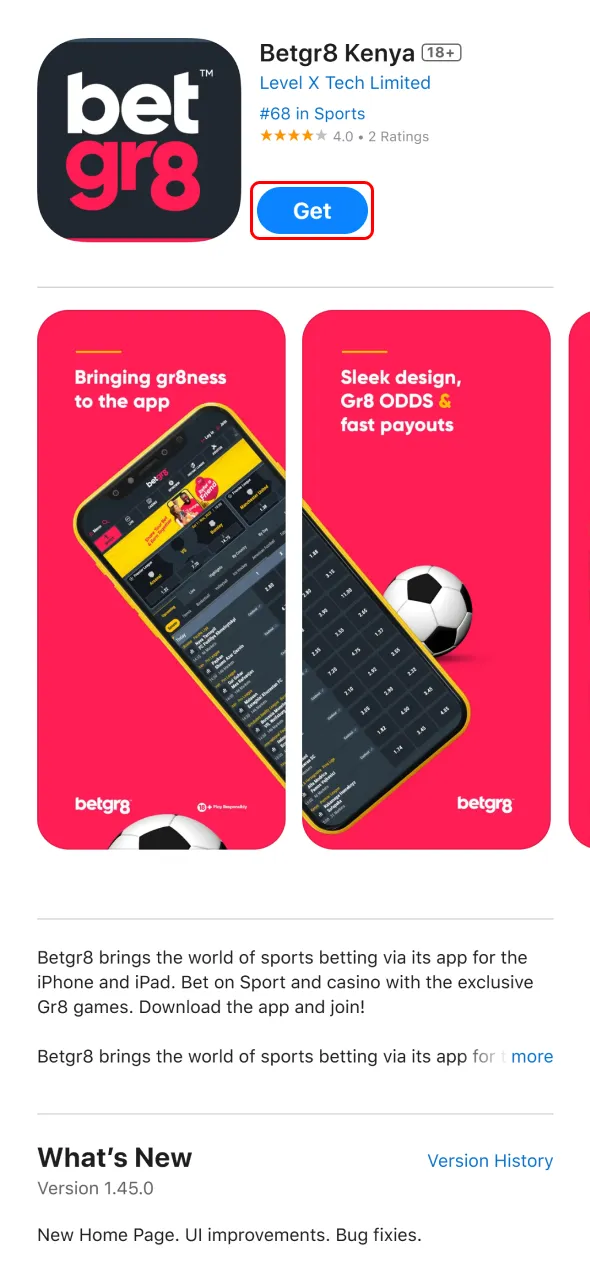 Get the BetGR8 iOS app and start betting anywhere anytime.