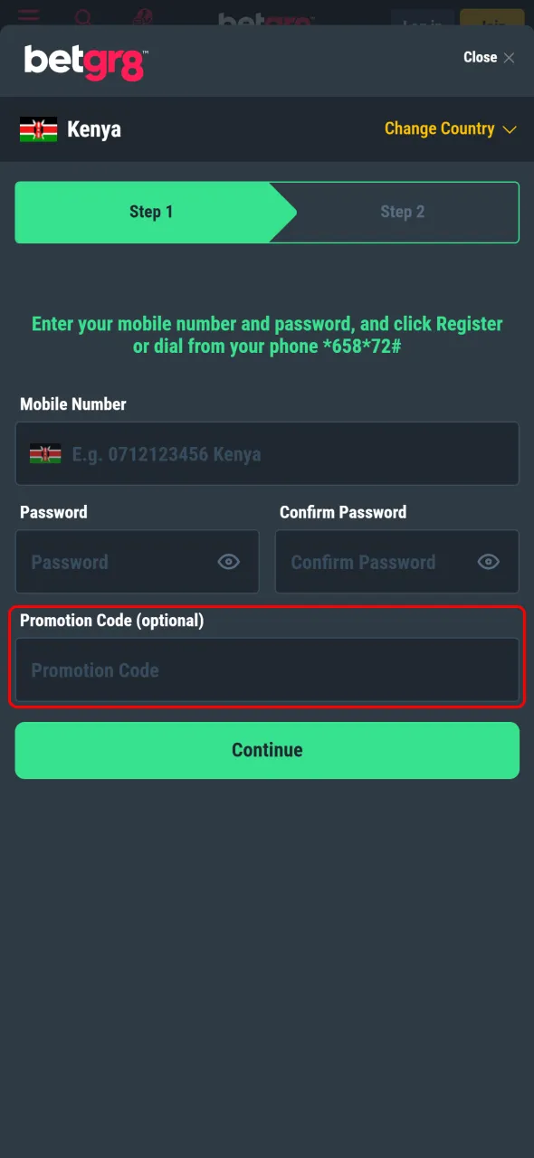 Use a BetGR8 promo code during registration to unlock extra rewards.