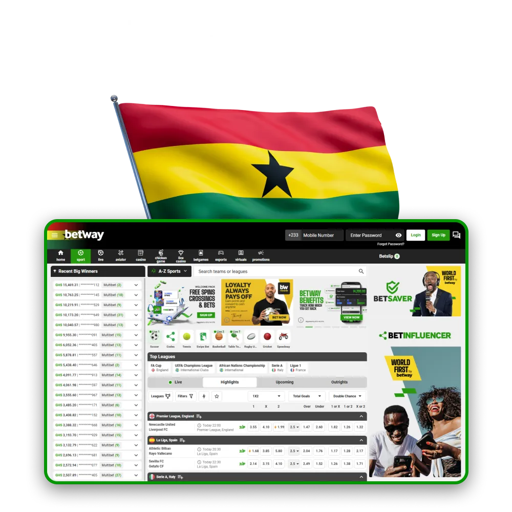 Explore how the Betway Ghana platform operates with advanced features and reliability.