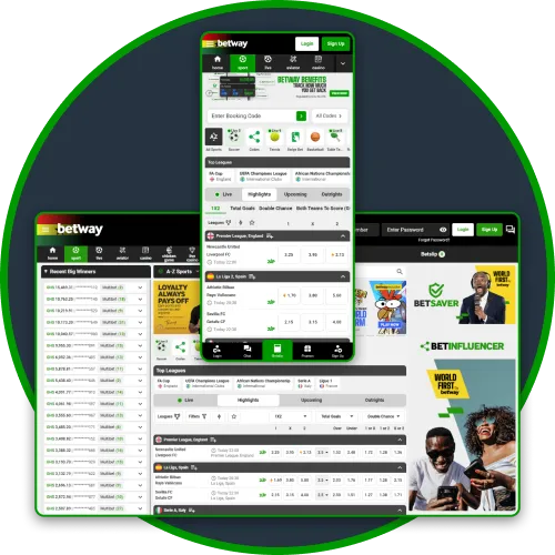 Both desktop and mobile users enjoy effortless navigation on Betway.