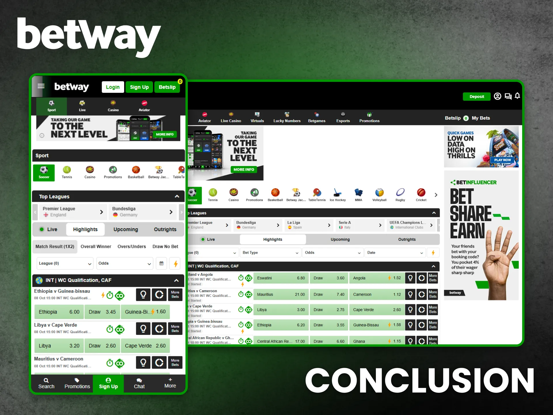 End your Betway journey with confidence and satisfying results.