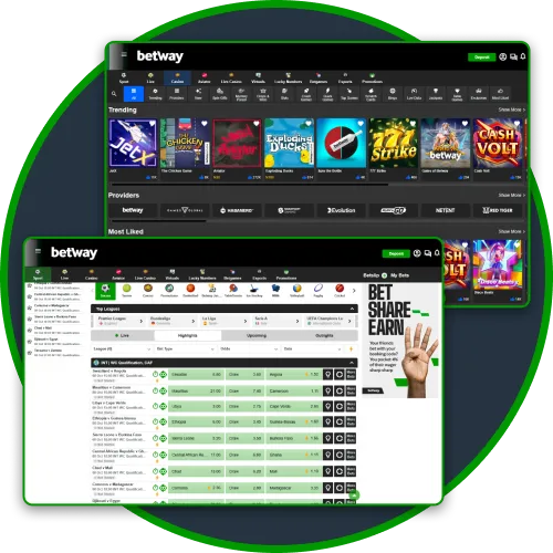 Betway’s design delivers clarity, speed, and excellent usability.