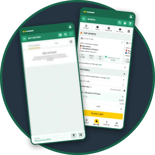 Use the BetWinner app for bet history tracking and fast bet slip use.