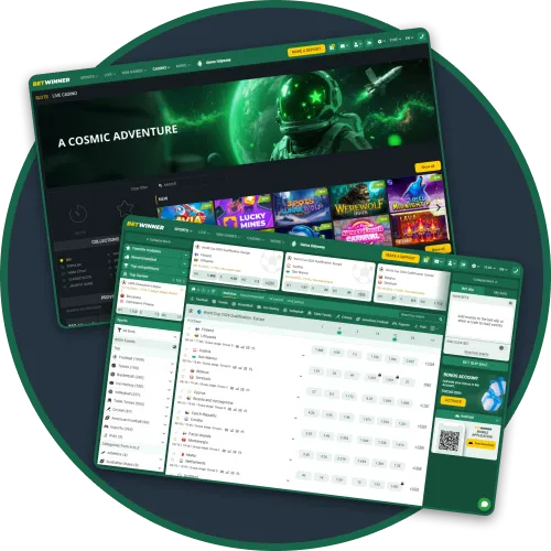 Find your markets thanks to the intuitive interface design and layout of BetWinner.