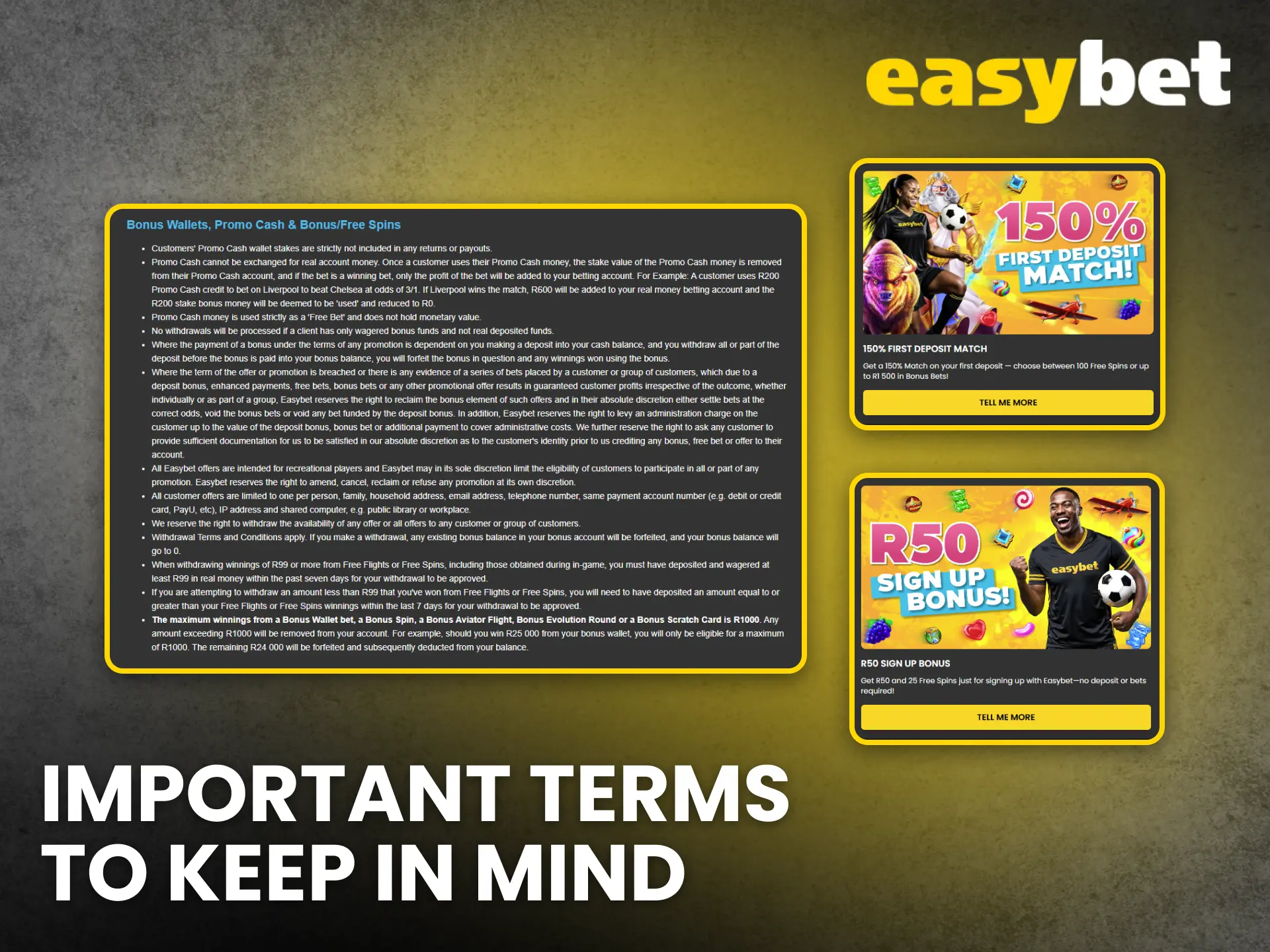 Learn Easybet’s bonus rules to make the most of your betting.